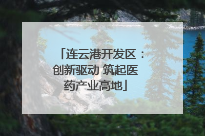 连云港开发区：创新驱动 筑起医药产业高地