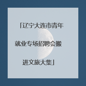 辽宁大连市青年就业专场招聘会搬进文旅大集