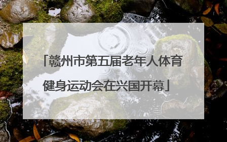 赣州市第五届老年人体育健身运动会在兴国开幕