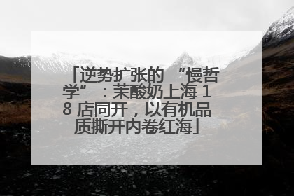 逆势扩张的 “慢哲学”：茉酸奶上海 18 店同开，以有机品质撕开内卷红海