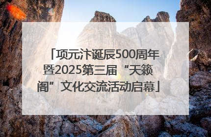 项元汴诞辰500周年暨2025第三届“天籁阁”文化交流活动启幕