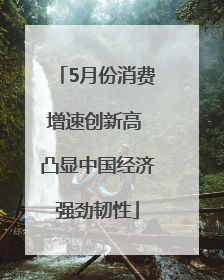 5月份消费增速创新高 凸显中国经济强劲韧性